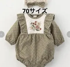 バースデイ　&mignon アンドミニョン　花柄ロンパース