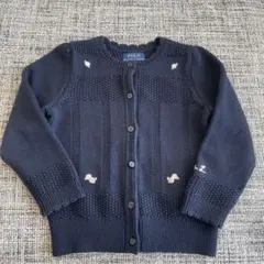 POLO RALPH LAUREN ネイビー カーディガン 3T