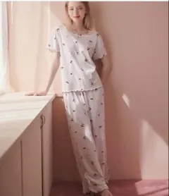 【新品】ピーチジョン リブチェリーＴシャツパジャマ ピンクのサムネイル