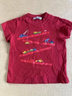 familiar トラック クレーン Tシャツ 90cm