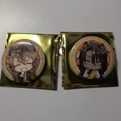 ツイステ 缶バッジ 2点セット キャラバッジコレクション チェア ラギー レオナ