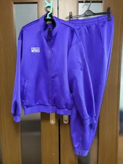 アシックス ASICS ロゴ刺繍 ジャージセットアップ 80-90年代