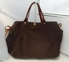 IL BISONTE キャンバストートバッグ カーキ