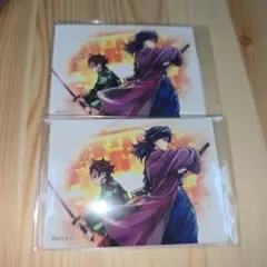 鬼滅の刃 webshopくじ G賞 くじ 繋ぐ ステッカー 冨岡義勇　竈門炭治郎