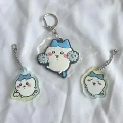 ハチワレ キーホルダー3点セット