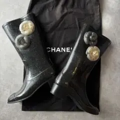 CHANEL シャネル レインブーツ 長靴 ココマーク カメリア 黒 楽天市場】【靴】CHANEL シャネル カメリア レインブーツ 長靴