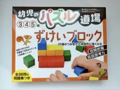 幼児のパズル道場 ずけいブロック 3 4 5歳 知育玩具