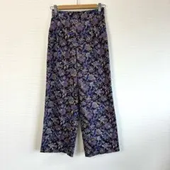 BYユナイテッドアローズ★ペイズリーサテンタックパンツ　p2501