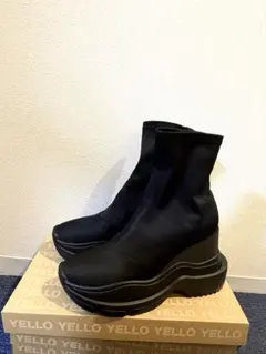 yellow BAISEN SHORT BOOTS Mサイズ - メルカリ