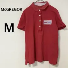 マックレガー 半袖ポロシャツ ロゴ刺繍 【M】コットン100%