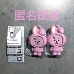 【COOKY 2個】BT21 フォトフレームマスコット ガチャガチャ