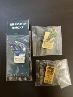 【未使用】 IBM 長野オリンピック 1998 ピンバッジ 冬季オリンピック
