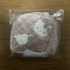 HELLO KITTY × BRILMY コスメポーチ ピンク ベロア 新品