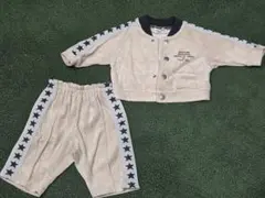 BREEZE ベージュ 星柄 上下セット 70