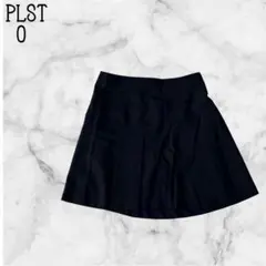 [古着] PLST 台形スカート アシンメトリー バックファスナー プリーツのサムネイル