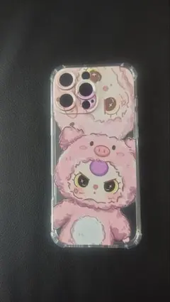 値下げ☆ピンクキャラクター iPhone16ProMax用ソフトケース