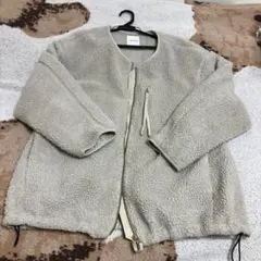 LEPSIM ベージュ フリースジャケット サイズF