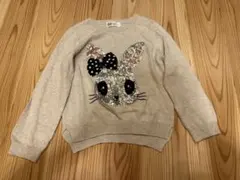 【美品】H&M キッズ　トップス　ピンク　キラキラ　110 セーター
