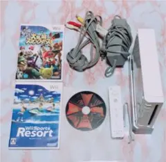 Wii本体とソフト3本セット✩.*˚