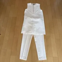 UNTITLED　ミニマルサックワンピース　パンツ　フォーマル　アンタイトル