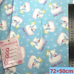 激レア　当時物　25周年記念　ハローキティ　フェアリー　白鳥　ハギレ　カオハナ