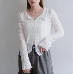 Kastane 衿付レースプルオーバーのサムネイル
