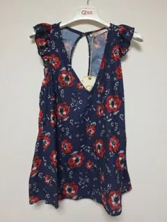 GAUDI JEANS 花柄ノースリーブトップス