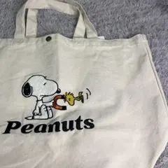 スヌーピー　トートバッグ　ウッドストック　BIG エコバッグ