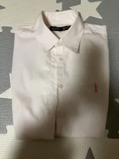 EASY BOY ピンク ストライプ 半袖シャツ　イーストボーイ　シャツ