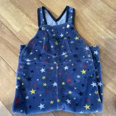 プチバトー 星柄オーバーオール 18ヶ月　80