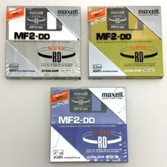 maxell MF2-DD フロッピーディスク 3枚セット