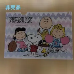 【非売品】PEANUTS スヌーピー クリアファイル A5