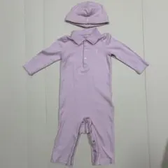 ラルフローレン 長袖ロンパース 帽子セット