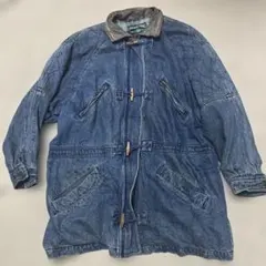 D&G チェック柄デニム襟ロングコート - メルカリ