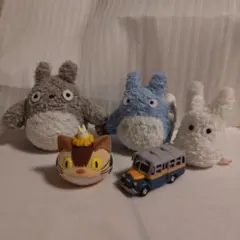 トトロ　ぬいぐるみ3体セット　おまけ付