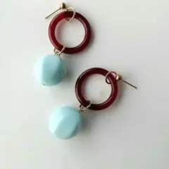 №417　SALE　シンプルピアスイヤリング　ハンドメイド