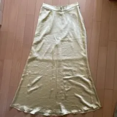 CIAOPANIC TYPY サテンイエローフレアスカート