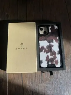 BURGA 牛柄13iPhoneケース 箱付き