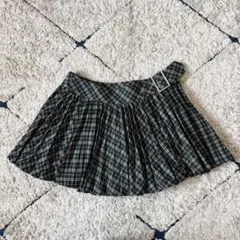 美品☆バーバリーブルーレーベル☆プリーツ巻きスカート☆ベルト付き☆グレー系36♪ 美品☆バーバリーブルーレーベル☆プリーツ巻きスカート☆ベルト付き
