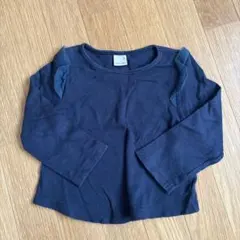 petit main ダークブルー 長袖カットソー 100
