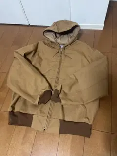 see see ブラウン フリースパーカー XL 日本製 - メルカリ