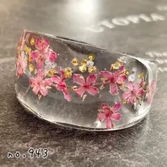 no.943イヤーカフ〈小花ブラック〉