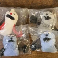 パペットスンスン フィンガーパペットぬいぐるみ 4種コンプリートセット