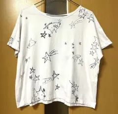 MINT NeKO ポール総柄ショート丈Tシャツのサムネイル