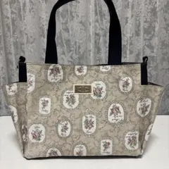 サイドポケット付きトートバッグ