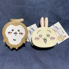 【新品】ちいかわ しまむら カブトムシ＆うさぎダイカットコインケース2個セット