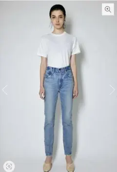 MOUSSY MVS スキニー　25インチ　ライトブルー