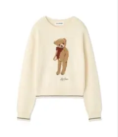 リリーブラウン Lily Bearポロニットプルオーバー ライトブルー ⑥