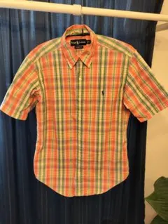 Ralph Lauren 半袖シャツ M クラシックフィット オレンジ系