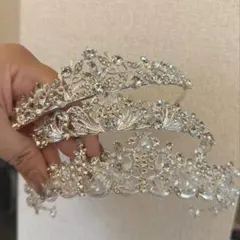 ティアラ 3点セット ヘッドドレス